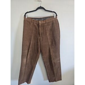 VIntage J Crew Classic Fit Mens Brown Corduroy Pants 36×32